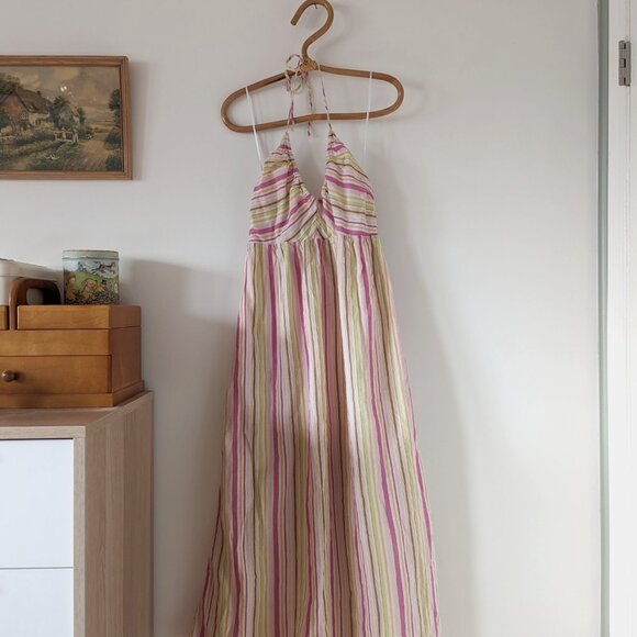 Old Navy Midi Halter Dress - Picture 3 of 4